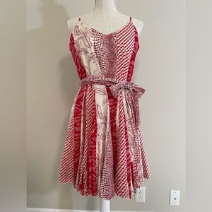 Banana Republic | Cotton Multi-Fabric Sun Dress | Size Medium